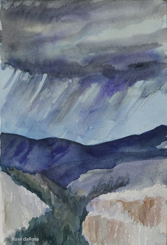 Bandalier Frijoles Canyon Rain