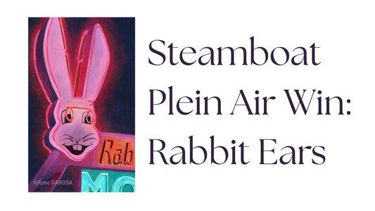 A Place Among the Professionals: Third Place at Steamboat Plein Air