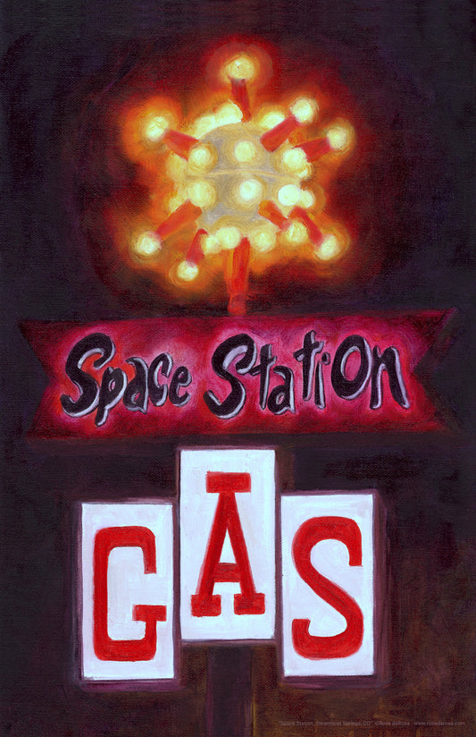 Giclee Space Station